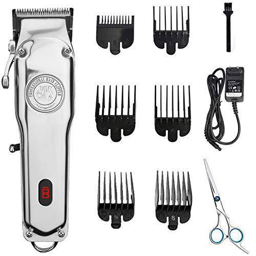 Tips for Clips Professional Hair Clippers for Men - Cordless Hair Clippers Machine - Barber Electric Hair Trimmer Men Clippers & Accessories Set - Grooming Beard & Hair Cutting Kit (13 Pieces)