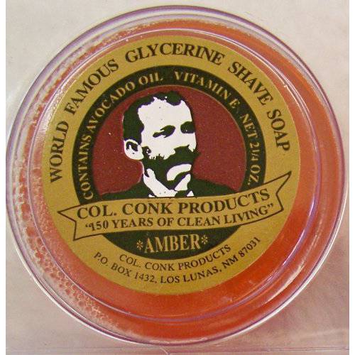 Col. Ichabod Conk Men’s Amber Shaving Soap Shave Bar Sm