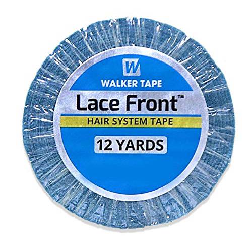 Lace Front Support Double Sided Lace Front Tape - Long Bonding Hold for Wigs and Hair Extensions - Good Strong Flexible Grip - Safe and Easy to Use - 3/4 x 12 yards (WKR-LF-M2)