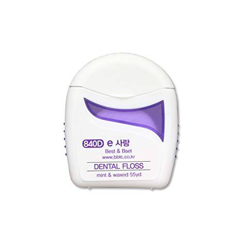 B&B eSARANG Korean Dental Floss Comfort, 55 Yards - 2 types (Violet)