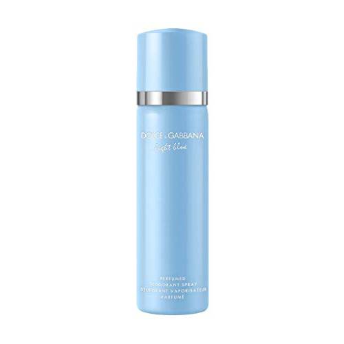 Dolce & Gabbana Light Blue Deodorant Perfumed Spray for Women, 3.4 Ounces
