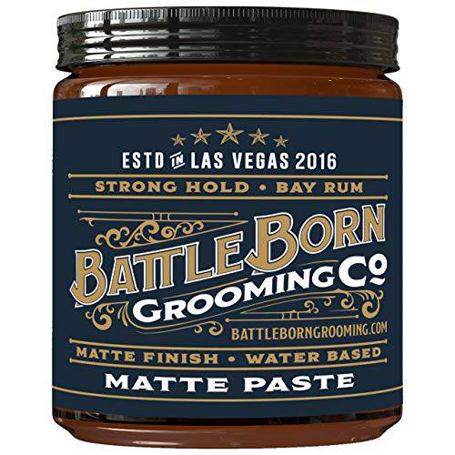 Battle Born Grooming Co Texturizing Matte Paste, 4 oz