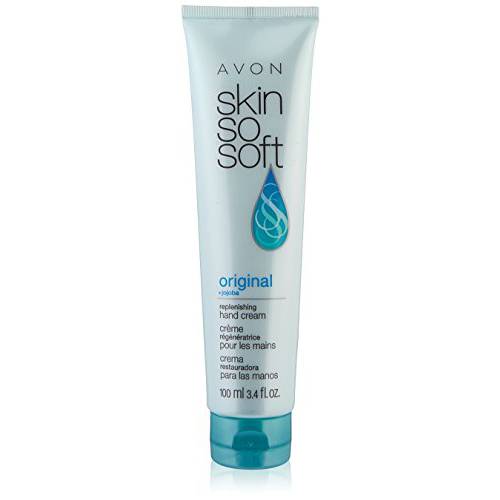 Avon Skin So Soft Original + Jojoba Replenishing Hand Cream 3.4 Fl Oz
