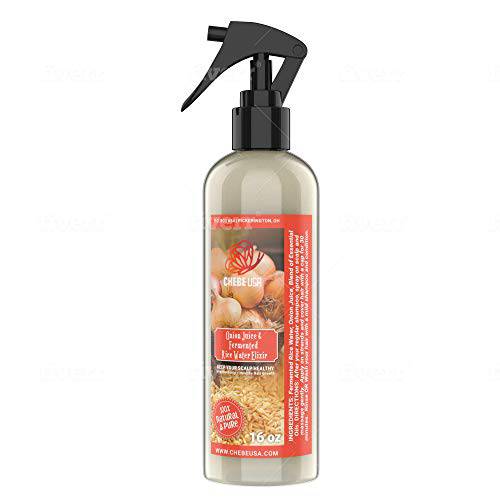 Onion Juice & Fermented Rice Water Elixir (Keep Your Scalp Healthy-Healthy Scalp=Healthy Hair Growth) 16oz