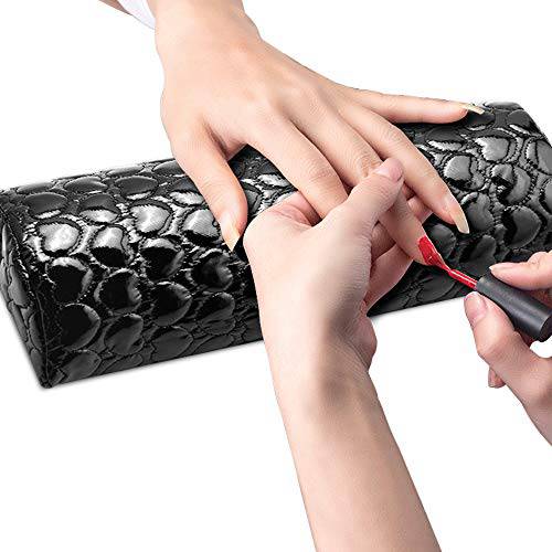 Hand Rest for Nails, PU Leather Nail Arm Rest Cushion Pillow for Manicure Nail Table Desk Professional Nail Art Supplies