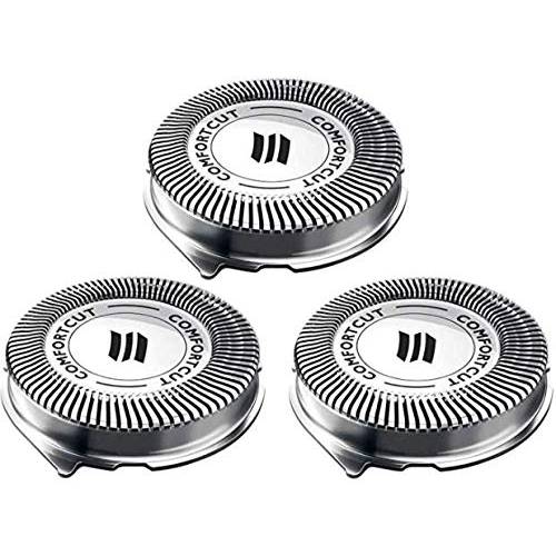 RazorShop’s SH30 Replacement Heads for Philips Electric Shaver Series 1000, 2000, 3000 and S738 Click and Style, with 9 Durable Sharp Blades, Easy Cut, 3Pack