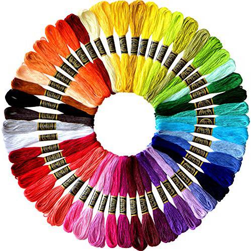 Rainbow Color Embroidery Floss - Cross Stitch Threads - Friendship Bracelets Floss - Crafts Floss