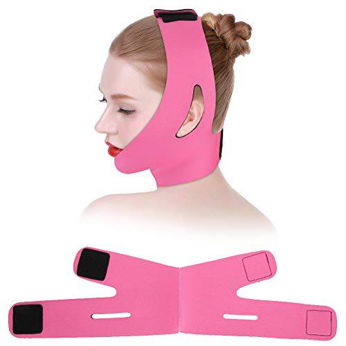 Face Slimming Belt, Bandage Belt Mask Face-Lift Double Chin Skin Strap for Women Ideal Gift