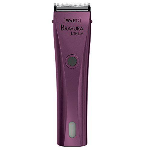 WAHL Professional Animal Bravura Pet, Dog, Cat, and Horse Corded/Cordless Clipper Kit, Purple (41870-0423)