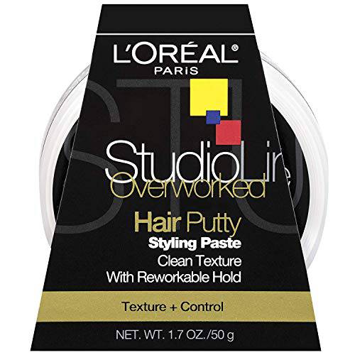 L’Oreal Paris Studio Line Overworked Hair Putty, 1.7 oz