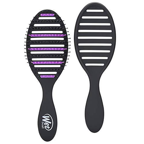 Wet Brush, Refresh and Extend Speed Dry Hair Black Detangling For All Hair Types – Removes Dirt Excess Oils and Impurities Charcoal Infused Bristles