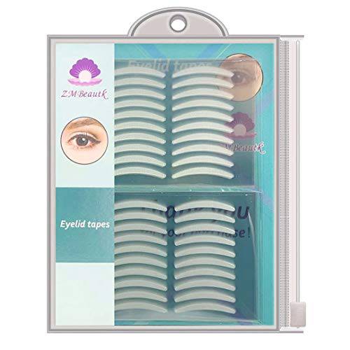 400pcs Invisible Slim Eyelid Tape Instant Eye Lift Strips, One-sided Sticky Eyelid Sticker - for Hooded, Droopy, Uneven, or Mono-eyelids Waterproof