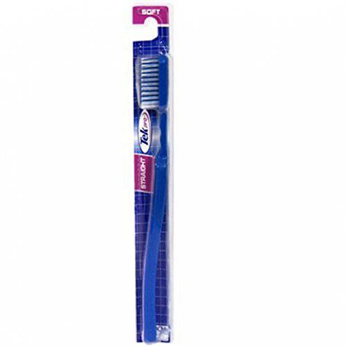 Tek Pro Toothbrush Full Head Medium Straight 1 Each Color may vary (Pack of 5)