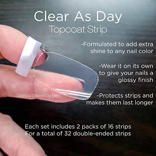 Color Street Nail Polish Strips Clear As Day