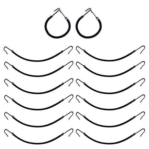 20pcs Ponytail Hooks Elastic Bands Hair Styling Hair Braid Hair Clips Rubber Bands