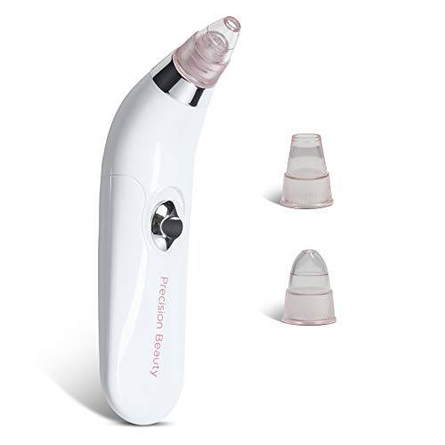 Deep Cleaning Pore Suctioning System Blackhead Remover Vacuum by Precision Beauty | Blemish & Blackhead Removal Tool | Pampering Home Facial Treatment
