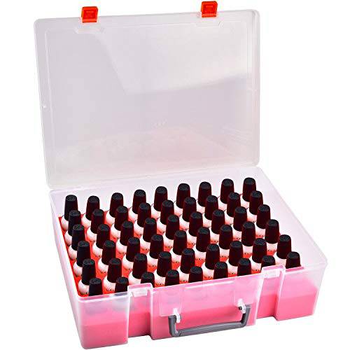Nail Polish Organizer Holder, 54 Bottle Nail Storage Container for OPI/ for Sally Hansen/ for Revlon/ for Essie/ for AIMEILI/ for Fingernail Polish and More Gel Polish(Box Only)