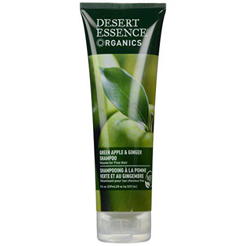 Desert Essence, Thickening Shampoo, Green Apple and Ginger, 8 oz