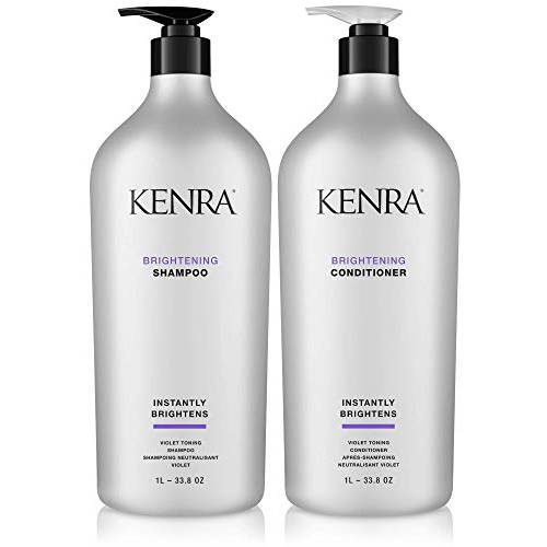 Kenra Brightening Shampoo/Conditioner | Instantly Brighten | All Hair Types | 33.8 fl. Oz (Set)