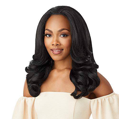 Outre Quick Weave Self Styled in 60 Seconds Neesha Soft & Natural New Half Wig Cap Laysflat Requires Less Leave Out NEESHA H301 (1)
