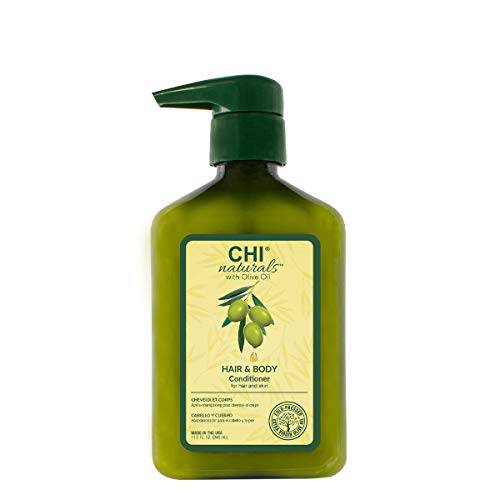 CHI Naturals with Olive Oil Hair and Body Conditioner, 11.5oz