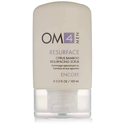 Organic Male OM4 Resurface: Citrus Bamboo Resurfacing Scrub, 3.3 oz.