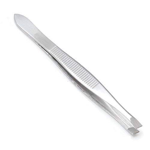 Spire Small 9cm handheld (3.5 inches) eyebrow tweezer with slant tip for shaping eyebrows,eyebrow plucking, tweezing removing chin hair Black heads ingrown hair for women/men