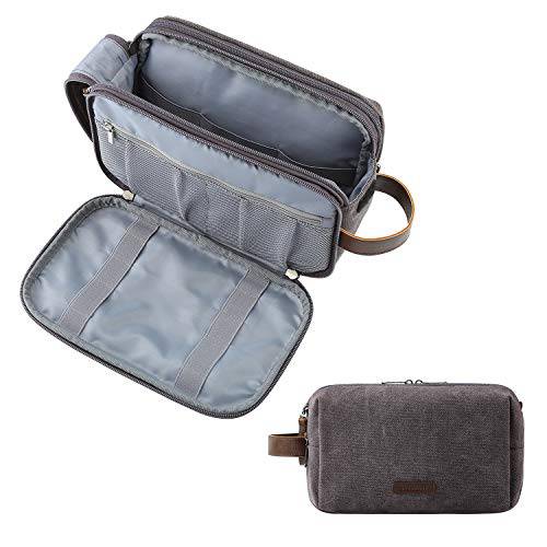 BAGSMART Toiletry Bag for Men, Travel Toiletry Organizer Dopp Kit Water-resistant Shaving Bag for Toiletries Accessories