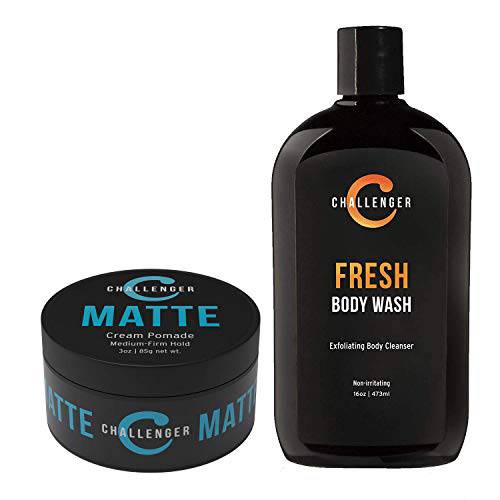 Challenger Men’s Matte 3oz and Fresh Body Wash Bundle