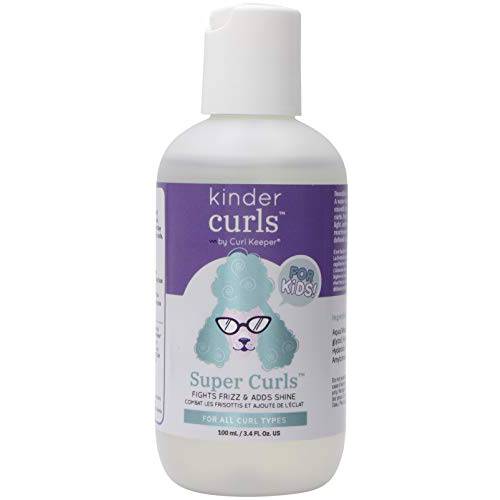 CURL KEEPER - Kinder Curls Super Curls Water-Based Styler - Fights Frizz and Adds Shine (3.4 oz)