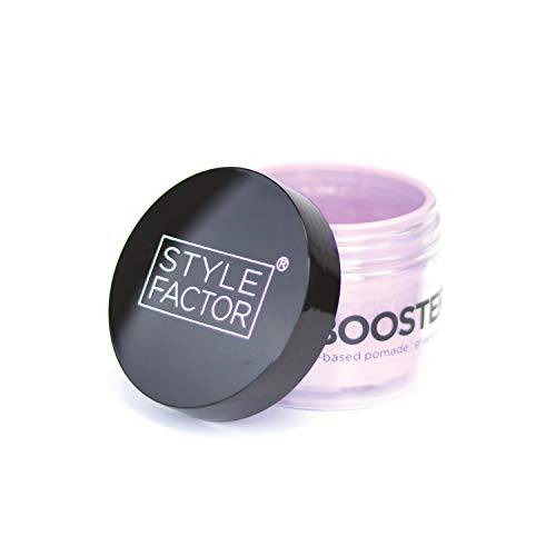 Style Factor Edge Booster Strong Hold Water-Based Pomade - Super Shine & Moisture 3.38oz (GRAPE)
