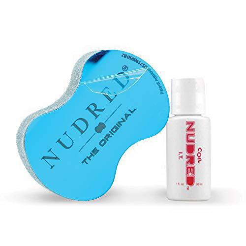 NuDred Hair Sponge and Product Set - NuDred Mini Blue Sponge and 1oz Coil I.T. Formula