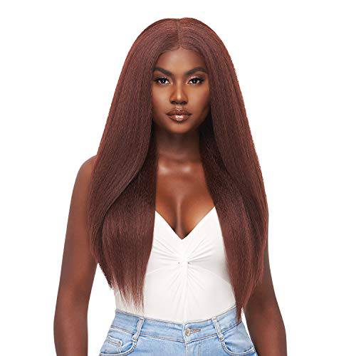 Outre Perfect Hair Line Synthetic 13x6 Faux Scalp Lace Front Wig - KATYA (2 Dark Brown)