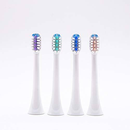 VWONST 4pcs Generic Brush Heads Compatible with Electric Toothbrush ProResults DiamondClean EasyClean FlexCare HealthyWhite HydroClean Power Up Gum Care, BL551X Brush Heads for hx6014 hx6064