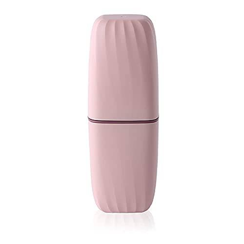 Toothbrush Travel Case Multifunction Toothbrush Holder And Cup Easy Carrying for Trip, Camping Or Daily Use (pink)