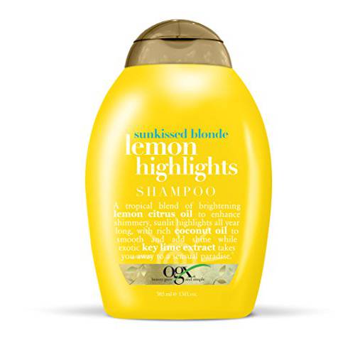 OGX Sunkissed Blonde Lemon Highlights Shampoo, 13 Ounce