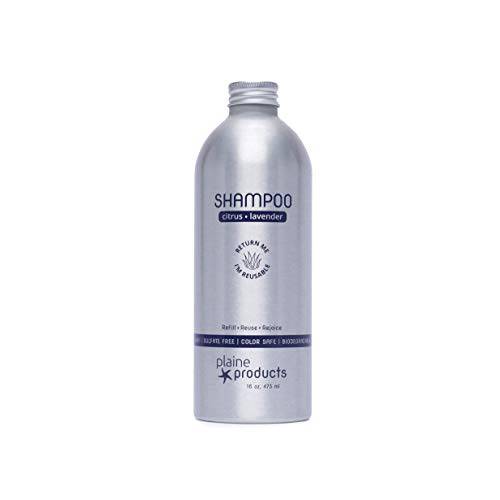 Plaine Products Eco-Friendly Shampoo - Citrus Lavender - Sulfate Free, 16 oz (Refill Bottle)