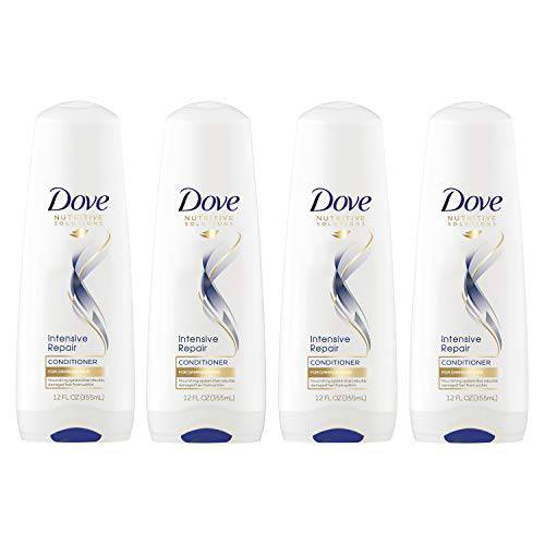Dove Nutritive Solutions for Dry Hair, Intensive Repair, Deep Conditioner, 12 Fl Oz (Pack of 4)
