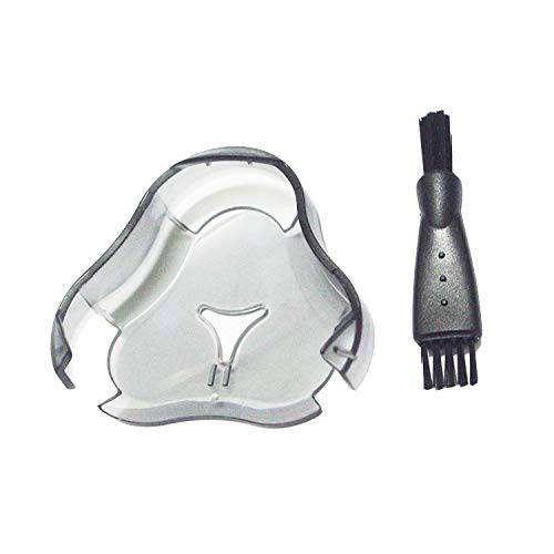Ronsit Shaver Head Protection Cap Guard + Cleaning Brush for Norelco RQ12 RQ11
