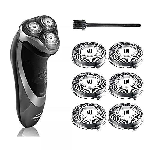 HQ8 Replacement Heads for Philips Norelco Shavers HQ8 Blades Compatible with Philips Norelco Aquatec Replacement Heads by tuokiy, 6 Pack