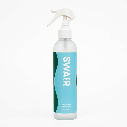 SWAIR Showerless Shampoo 8oz. Dry Shampoo Alternative | Cleans Hair Without Suds, Rinsing or Residue | Alcohol Free