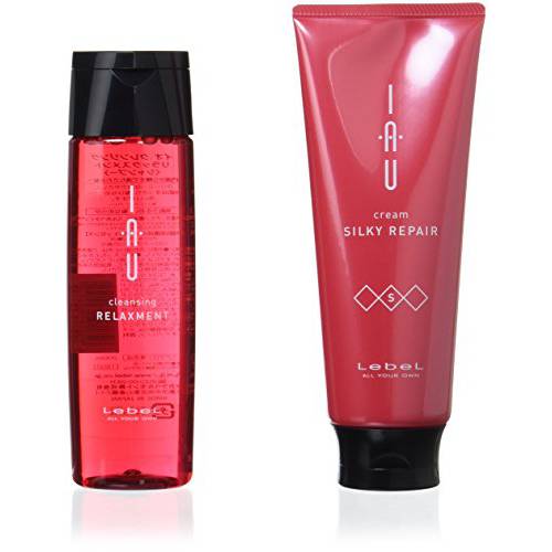 Revel IAU Io cleansing relax ment (Shampoo) 200ml & Io cream Silky Repair Treatment 200ml