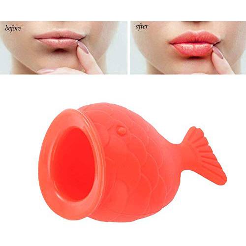 Lip Plumper, Portable Hand Size Silicone Lip Plumper Instrument, Fish Shaped Lip Enhancer Tool Lip Plumping Devices for Daily to Have a Sexy Lip