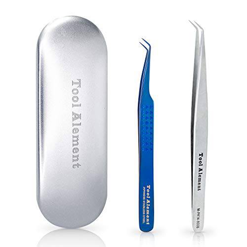 Tool Alement Volume Tweezers for Eyelash Extension, Japanese Stainless Steel for False Lashes Extension and Precision Lashing Application by BNP