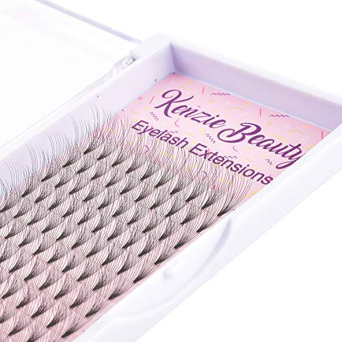 Kenzie Beauty Russian Volume Premade 10D Fans Eyelash Extensions Thickness 0.07 D Curl 11mm
