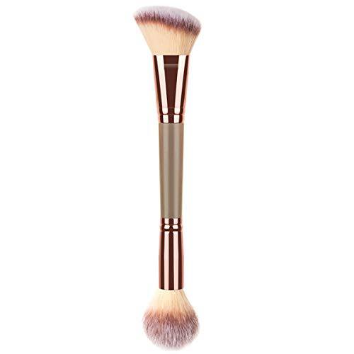 KINGMAS Foundation Makeup Brush, Double Ended Makeup Brushes for Blending Liquid Powder, Concealer Cream Cosmetics, Blush brush