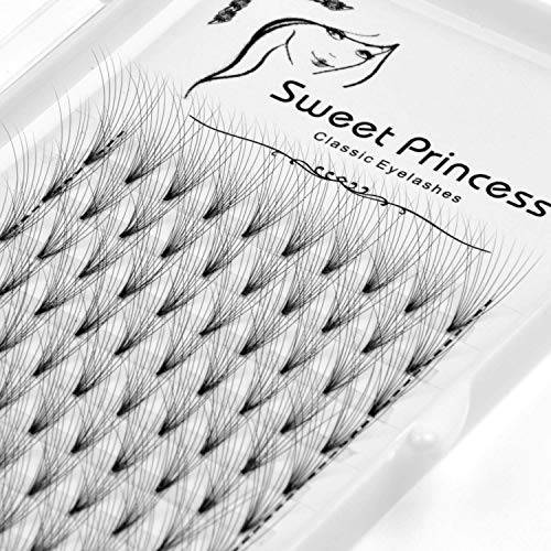 12rows,120pcs 10D Premade Volume Fans Eye Lashes Extensions Thickness 0.07mm D Curl Black Soft Individual False Eyelashes Makeup Fake Lashes Cluster 8-18mm to Choose(10MM)