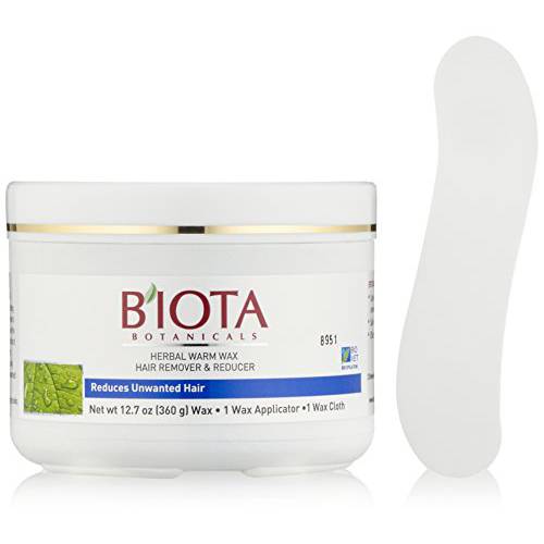 Biota Botanicals Bioxet Series Hair Minimizer Herbal Warm Wax, 12.7-ounce