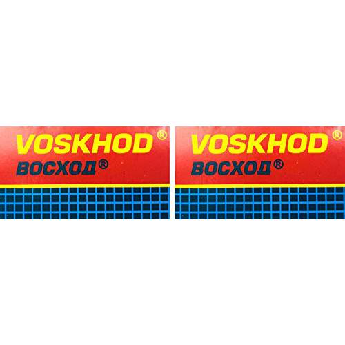 Voskhod Double Edge Safety Razor Blades, 10 blades (5x2)