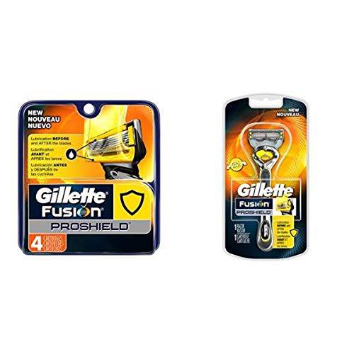 Gillette Fusion Proshield Bundle (Handle + 5 Total Refills)